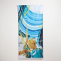 Штора рулонная «Каменная», 60×200 см (с учётом креплений 3,5 см), блэкаут