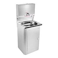 Умывальник "ТермМикс", с ЭВН, нержавеющая мойка, 1250 Вт, 17 л, белое серебро