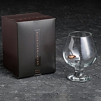 Бокал "Непробиваемый", пуля, для коньяка, коробка, 390 мл