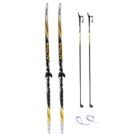 Комплект лыжный БРЕНД ЦСТ (195/155 (+/-5 см), крепление: 0075мм) МИКС