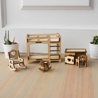 Набор мебели для кукол  "Детская"