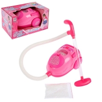 Бытовая техника пылесос "Мой дом", с аксессуарами, световые эффекты, работает от батареек