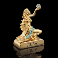 Сувенир знак зодиака «Дева», 5х2х5 см, с кристаллами Сваровски