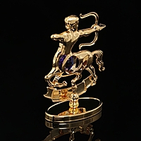 Сувенир знак зодиака «Стрелец», с кристаллом Сваровски