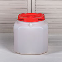 Бочка пищевая, 20 л, горловина 21.5 см, с крышкой