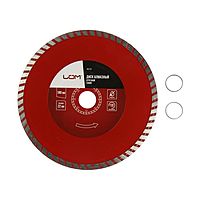 Диск алмазный отрезной LOM, TURBO, сухой рез, 180 х 22 мм