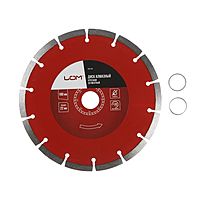 Диск алмазный отрезной LOM, сегментный, сухой рез, 180 х 22 мм