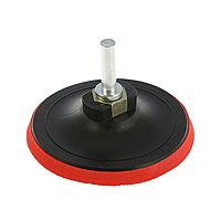 Насадка с липучкой для дрели и УШМ TUNDRA, М14, с адаптером, 115 мм