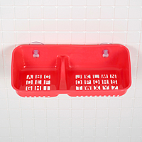 Полка для ванной с мыльницей "Алфавит", цвет МИКС