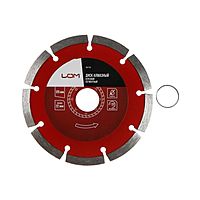Диск алмазный отрезной LOM, сегментный, сухой рез, 125 х 22 мм