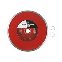 Диск алмазный отрезной LOM, сплошной, мокрый рез, 230 х 22 мм