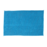 Коврик для ванной "Букли", цвет голубой