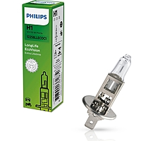 Лампа Philips LongLife EcoVision H1 12V 55W 12258LLECOC1