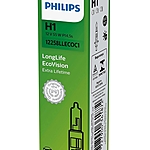 Лампа Philips LongLife EcoVision H1 12V 55W 12258LLECOC1