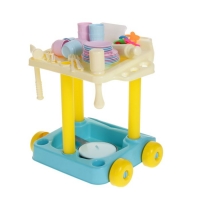 Сервировочный стол с набором посуды, МИКС