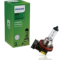 Лампа Philips LongLife EcoVision H11 12V 55W 12362LLECOC1