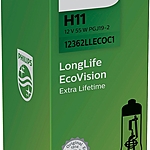 Лампа Philips LongLife EcoVision H11 12V 55W 12362LLECOC1