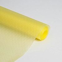 Коврик противоскользящий 30х150 см "Круги", цвет желтый, прозрачный