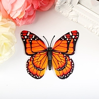Магнит "Бабочка радужная" с двойными крылышками