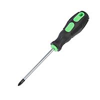 Отвертка крестовая TUNDRA, сатин, шлиц магнитный, двухкомпонентная рукоятка, PH2 х 100 мм