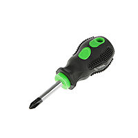 Отвертка крестовая TUNDRA, сатин, 2К рукоятка, магнит, PH2 х 38 мм