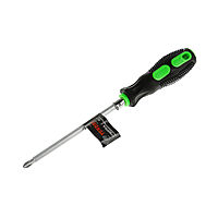 Отвертка комбинированная TUNDRA, 2 в 1, сатин, 2К рукоятка, магнит, PH2/SL6 х 150 мм