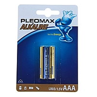 Батарейка Алкалиновая  Samsung Pleomax, ААА, LR03-2BL, блистер, 2 шт.