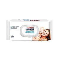 Влажные салфетки «Эконом Smart», детские, 120 шт.