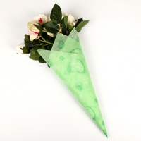Флизелин "Крылья любви", цвет светло-зеленый