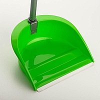 Совок с высокой ручкой IDEA «Ленивка люкс», цвет зелёный
