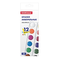 Акварель 12цв мягкий пластик ErichKrause Basic