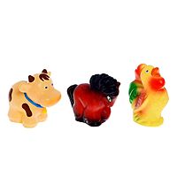Набор резиновых игрушек Деревенские животные