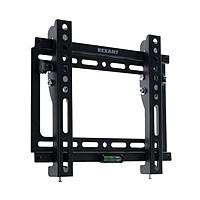 Кронштейн Rexant 38-0320, для ТВ, наклонный, 17-42", 26 мм от стены, чёрный