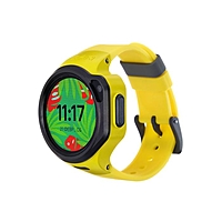 Смарт-часы Elari KidPhone 4GR, детские, цветной дисплей 1.3", камера, помощник Алиса, желтые
