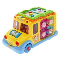 Развивающая игрушка "Автобус", световой и звуковой эффект