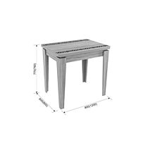 Стол обеденный Фантазия 800/1200х600/800х760 сонома
