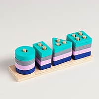 Детская развивающая пирамидка "Собери сам" 4,2х3,5х13 см