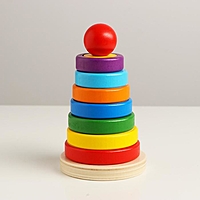 Логическая пирамидка "Сказка" 9х9х21 см