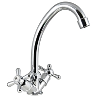 Смеситель для кухни Istok life Luxe 0402.436 двуручный хром