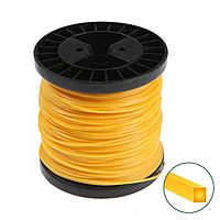 Леска для триммера TUNDRA, сечение квадрат, d=2.4 мм, 110 м, нейлон