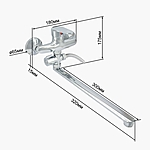 Смеситель для ванны Istok life Standard 0402.717 хром