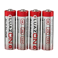 Батарейка алкалиновая LuazON, AA, LR6, бокс, 40 шт