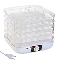 Сушилка для овощей и фруктов Sakura SA-7807, 350 Вт, 5 ярусов, белая