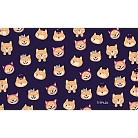 Альбом д/рис А4 20л на скрепке Веселые корги, обл мел карт, бл офс 100г/м2