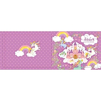 Альбом д/рис A4 16л на скрепке Принцесса в замке, обл мел карт, бл офс 100г/м2