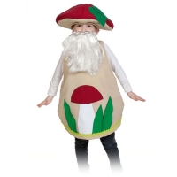 Карнавальный костюм "Гриб боровик", текстиль, накидка и маска-шапочка, рост 98-128 см