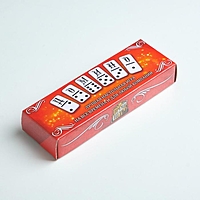 Домино "Время игры"  пластиковое, кость 4х0.5х2 см, 14.5х4.7х3.4 см