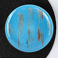 Тарелка десертная d-17,5 см "Scratch", цвет голубой WL-668611 / A