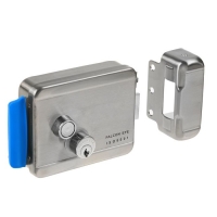 Замок электромеханический Falcon Eye FE-2369, накладной, 12 В, нержавеющая сталь