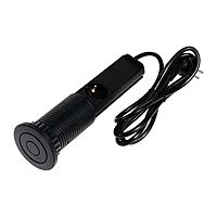 Розетка выдвижная Luazon Lighting, 16 А, трёхместная, в стол, провод 1.8 м, чёрная